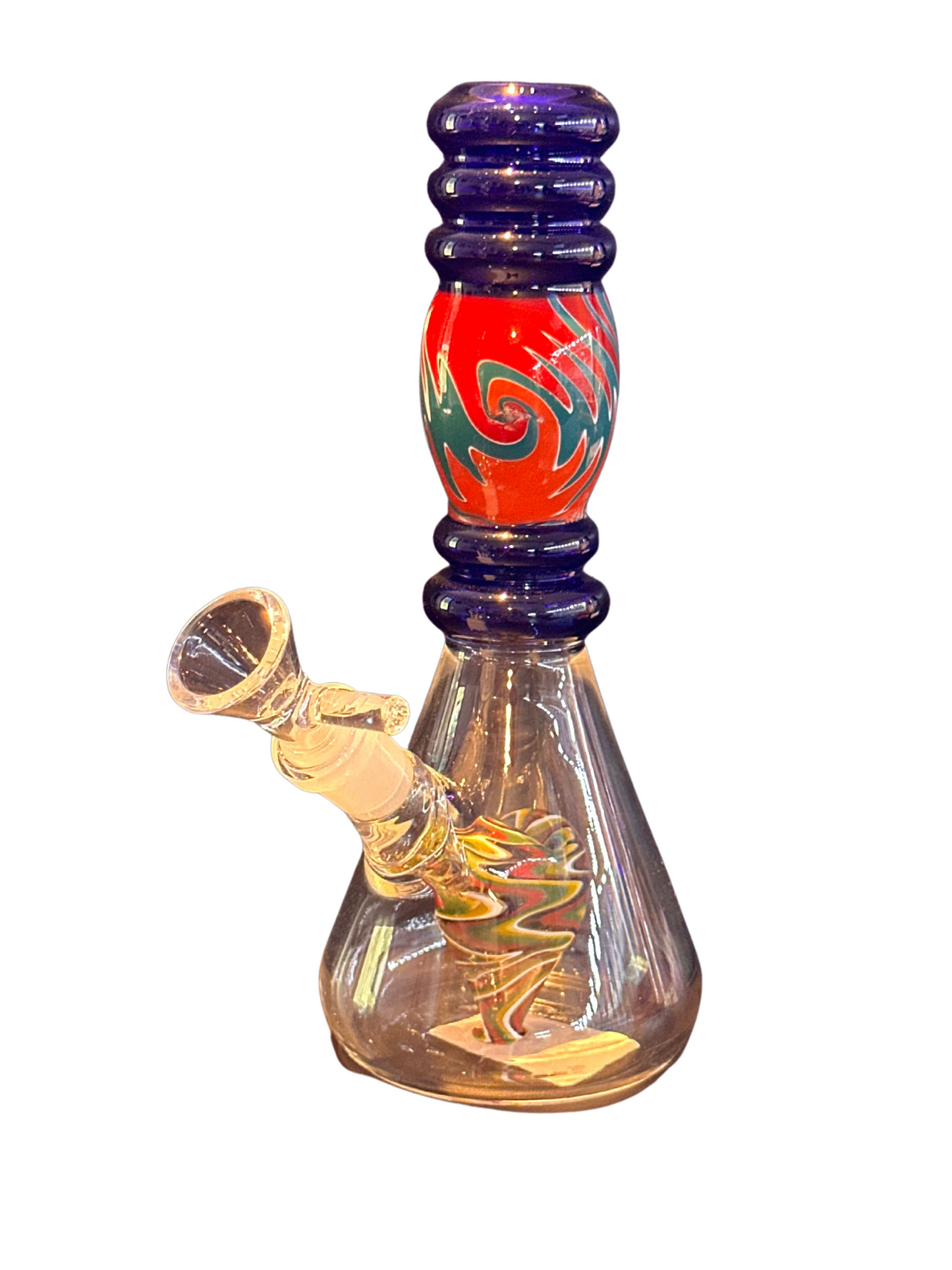 Double Blown Glass Bong-Bohemian Style