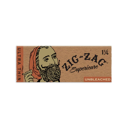 Zig Zag-Superieure Ultra Thin & King Slim Unbleached Rolling Paper