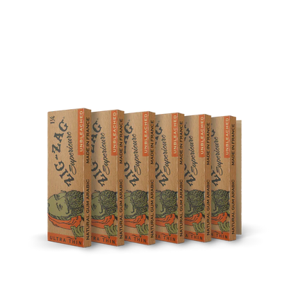 Zig Zag-Superieure Ultra Thin & King Slim Unbleached Rolling Paper